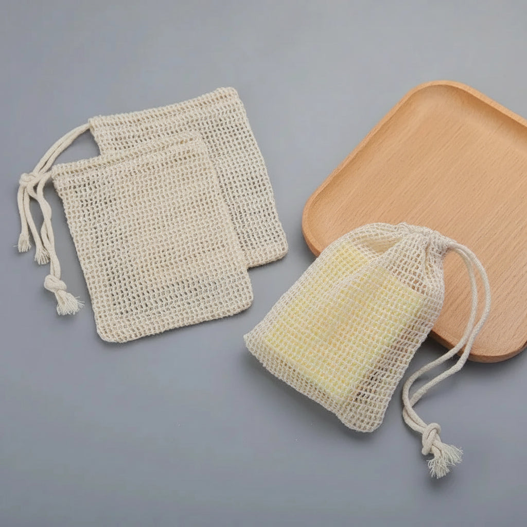 Eco-Friendly Cotton Soap Bag