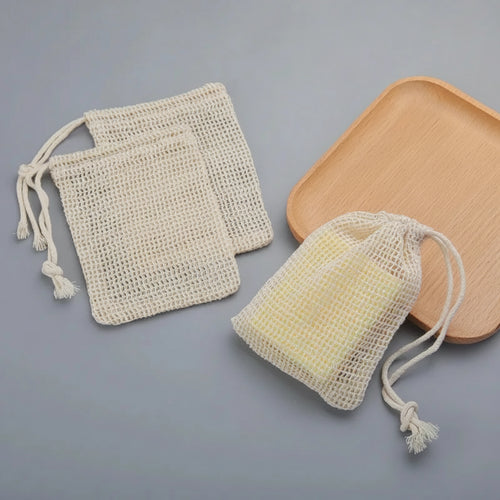 Eco-Friendly Cotton Soap Bag